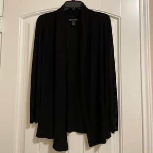 INC International Concepts woman’s black long sleeve cardigan